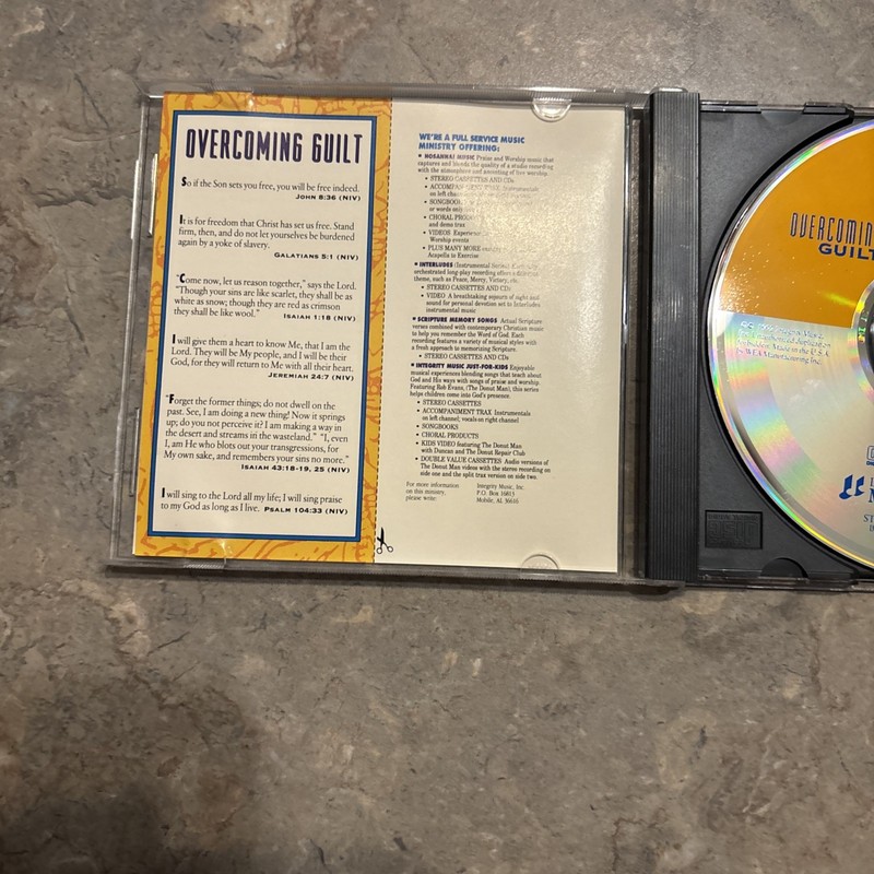 HOSANNA SCRIPTURE MEMORY SONGS Overcoming Guilt 1992 CD RARE WORSHIP MUSIC gallery