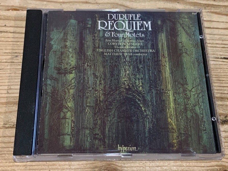 Durufle Requiem ANN MURRAY THOMAS ALLEN MATTHEW BEST Hyperion CD Excellent