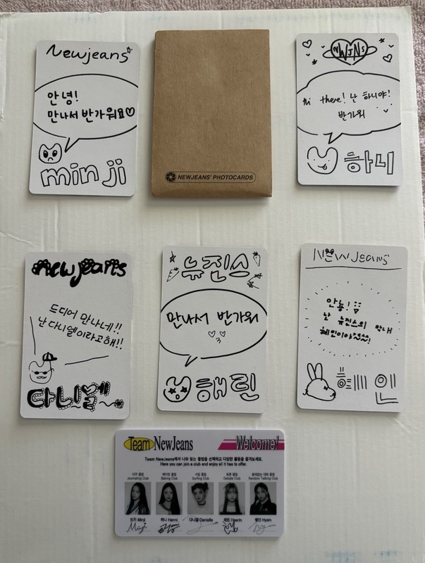 NewJeans 1st EP 'New Jeans' Blue book K-Pop Inserts CD & More gallery