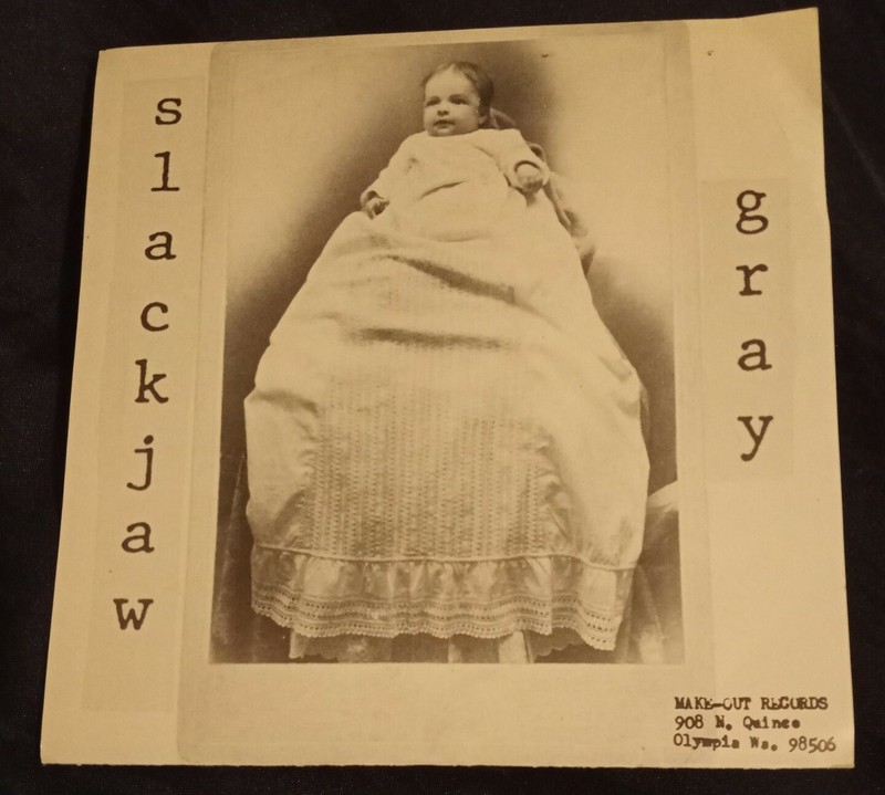 Slackjaw / Scribble - Gray / 14 Days Blue 33 RPM Vinyl 7" Split EX 1993 gallery