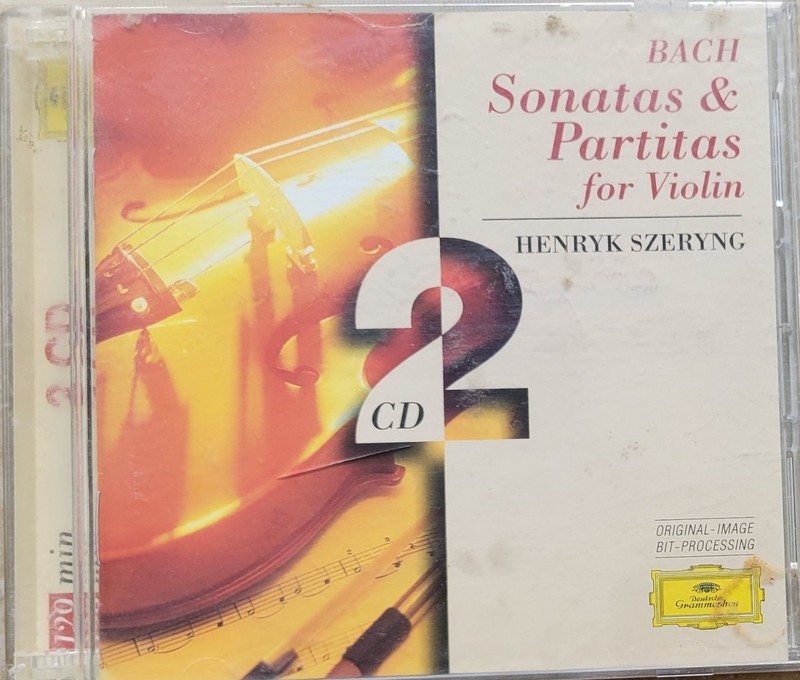 Music CD - Bach: Sonatas & Partitas for Violin, Henryk Szeryng, 2 CDs, 1968