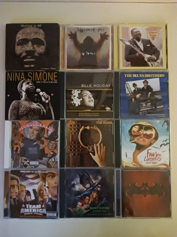 13 CD Lot Batman, KISS The Elder, Billie Holiday, Nina Simone, Blues Brothers