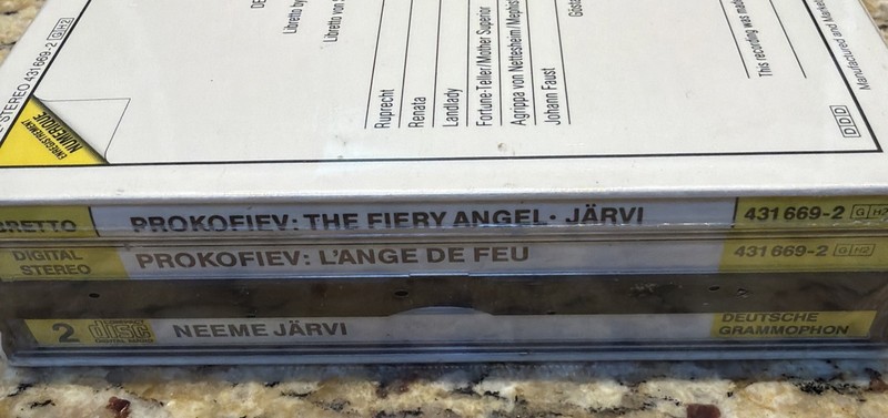 SERGE PROKOFIEV- THE FIERY ANGEL BOX SET NEW SEALED MINT DEUTSCHE GRAMMOPHON gallery