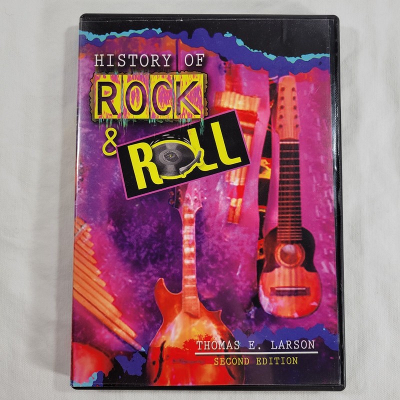 History of Rock & Roll CD 2nd Edition Thomas Larson 2007 Sony Music USED