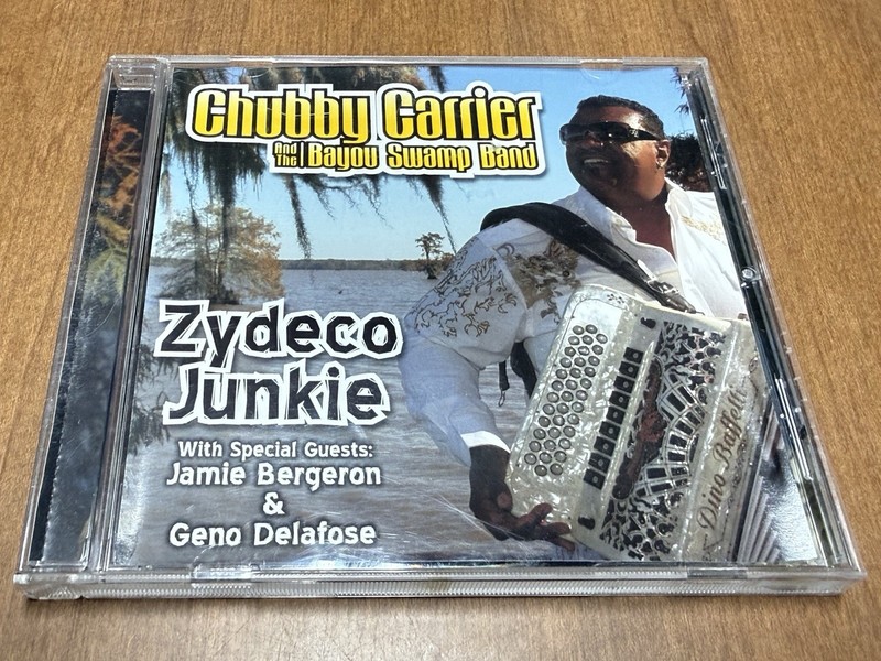 CHUBBY CARRIER & The Bayou Swamp Zydeco Junkie CD 2010 Geno Delafose Rare HTF