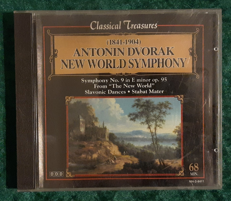Antonin Dvorak: New World Symphony – 1993 CD -Classical Treasures MH-2-8411 -VG+