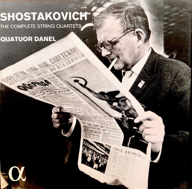 SHOSTAKOVICH: COMPLETE STRING QUARTETS Quatuor Danel (5-CD Box Set, Alpha 2015)