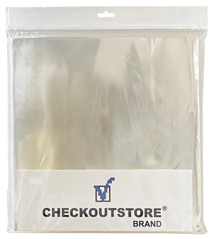 Clear Plastic OPP for 12″ Vinyl 33 RPM Records Snug (Outer Sleeves)