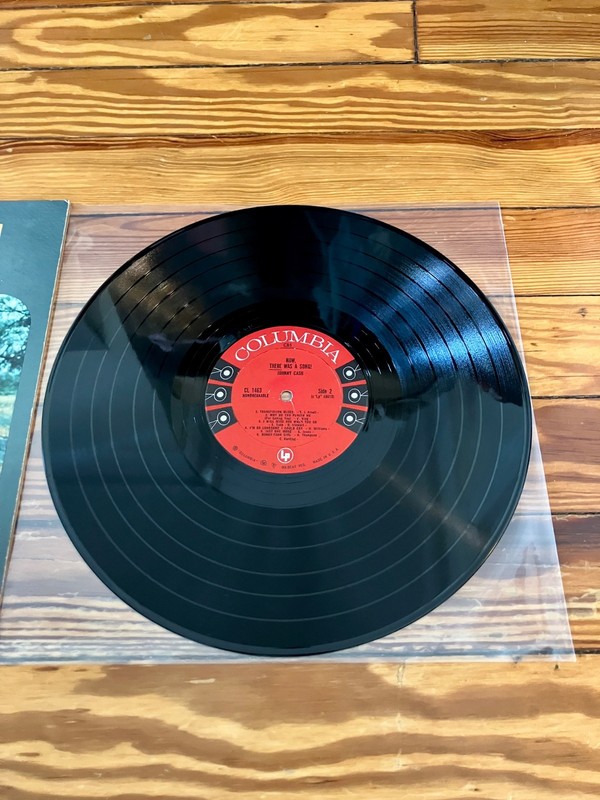 Johnny Cash: Now, There Was A Song LP Vinyl US Columbia 6-Eye Label VG+/VG+ gallery