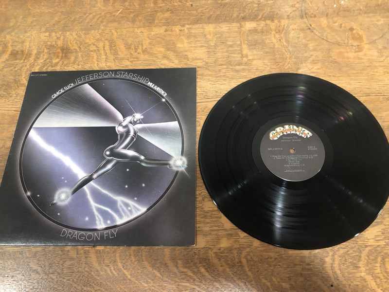 1974Jefferson Starship Dragon Fly Paul Kantner Grace Slick Vinyl Record Album LP