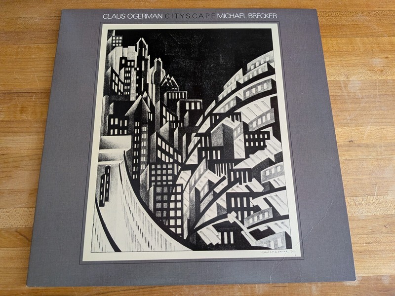 Claus Ogerman/Michael Brecker – Cityscape Vinyl LP Warner Bros 1-23698 1982 Jazz