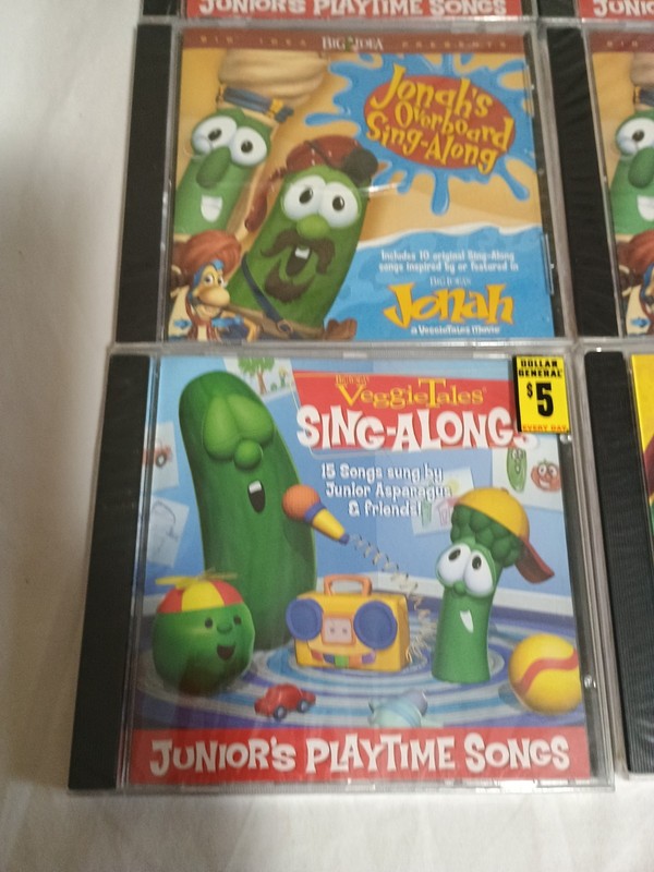 8 NEW VeggieTales Sing-Alongs CDs🏵️Music Childhood Christian Melodies Big Idea gallery