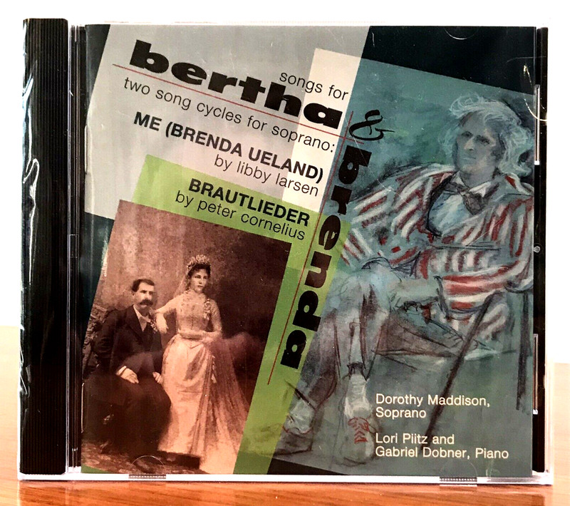 Brautlieder by Peter Cornelius (Two Song Cycles for Soprano for Bertha & Brenda)