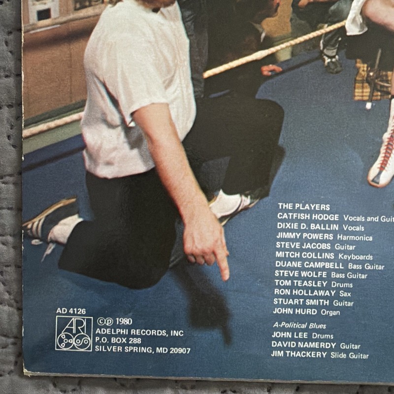 Catfish Hodge - Bout With The Blues (Adelphi AD-4126) 1981 Rock/Blues VG+/VG gallery