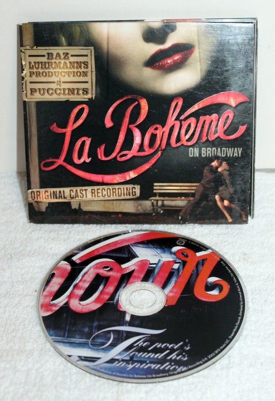 La Boheme On Broadway ~ Baz Luhrmann’s ~ 2002 DreamWorks ~ Used CD ~ EX