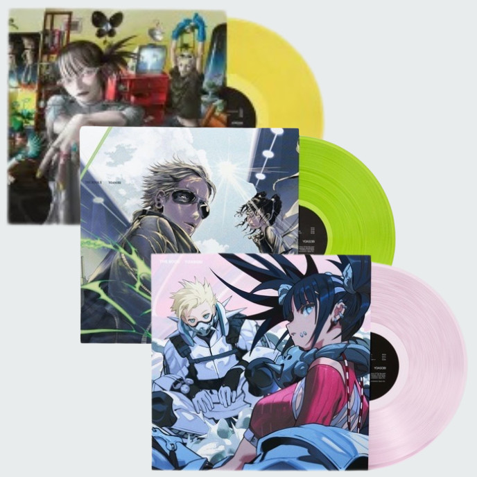 YOASOBI – THE BOOK 1＋2＋3 3LP Set Pink Green Yellow Color Vinyl Limited Edition