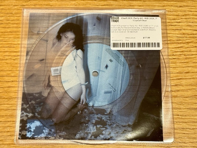 Charli XCX Party 4 U 7″ Vinyl LP Record Store Day RSD 2026 New