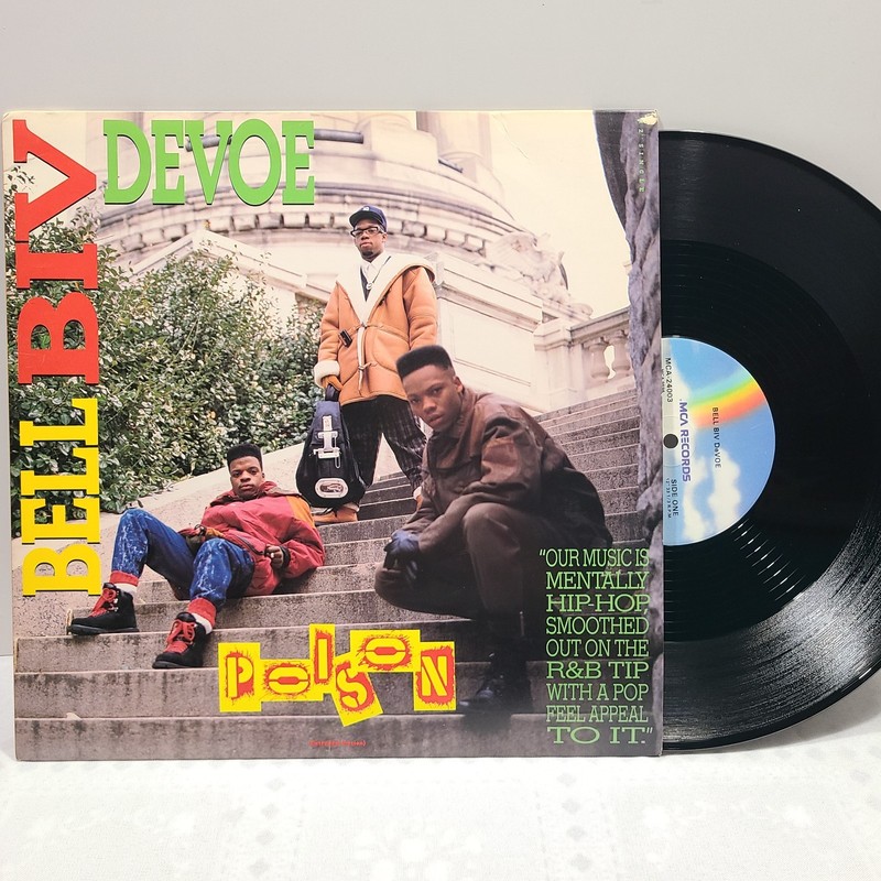 Bell Biv Devoe Poison 12" Single NM- Near Mint Vinyl MCA 1990 Promo Stamp Remix gallery