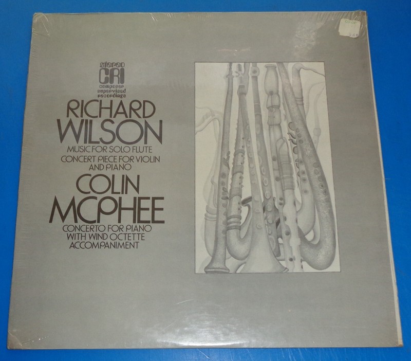 RICHARD WILSON / COLIN MCPHEE – CRI SD 315 SEALED