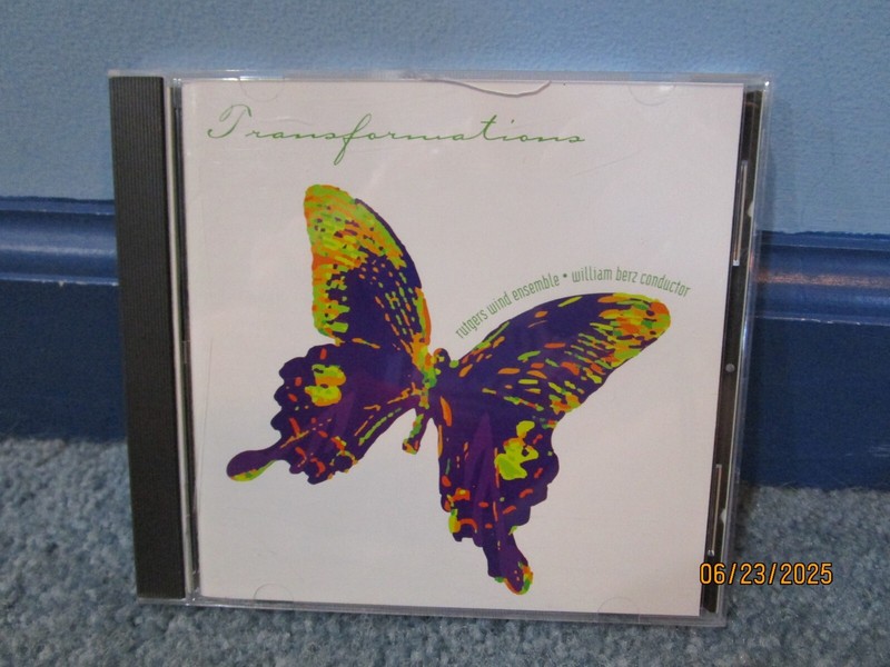 Rutgers Wind Ensemble – TRANSFORMATIONS CD-1997 Outstanding condition!