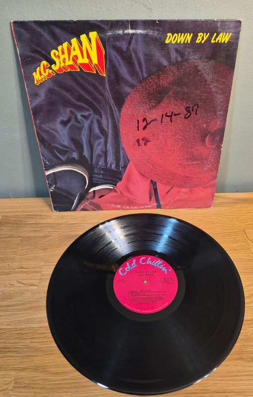 M.C. Shan Down By Law 1987 Cold Chillin Records Rap Hip Hop Vinyl LP