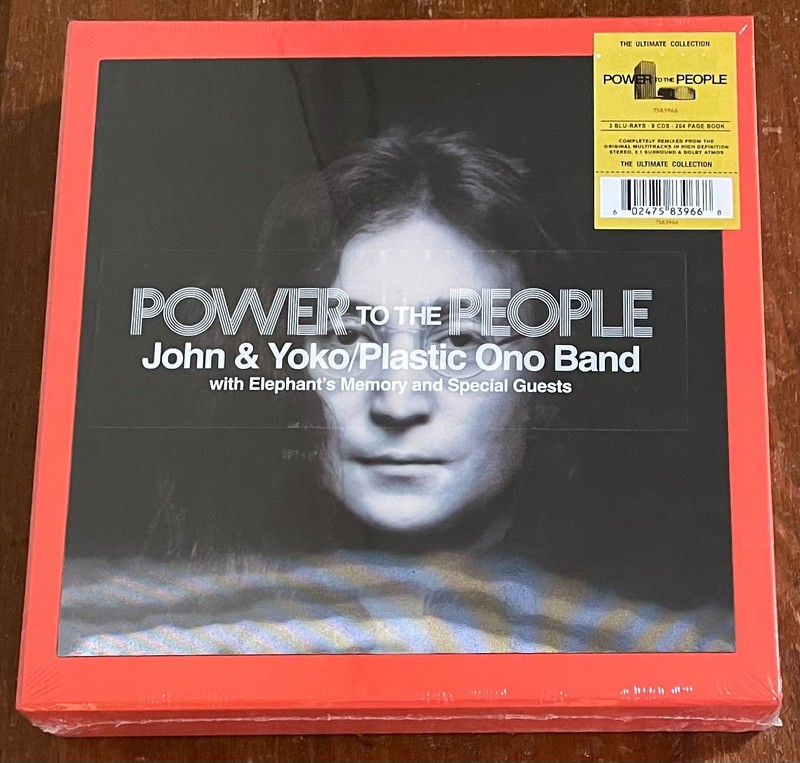 John Lennon Yoko Plastic Ono Band Power To The People NEW 9 CD 3 Blu-ray Book