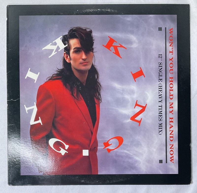 KING – WON’T YOU HOLD MY HAND NOW – PROMO EPIC RECORDS 12″ SINGLE (NEAR MINT)
