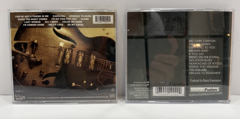 Charlie A'Court – Color Me Gone / Bring On The Storm (2CD, 2002, FMP) Blues • VG gallery