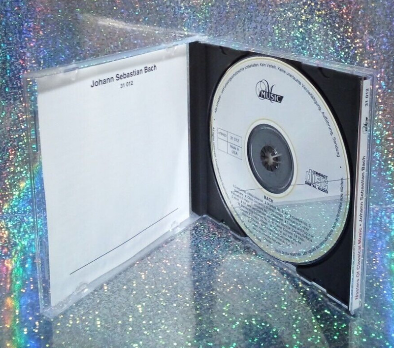 (2-608) "MASTERS OF CLASSICAL MUSIC, VOL. 2: J.S. BACH" CD / PRE-HEARD gallery