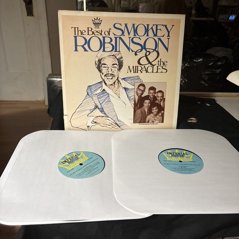 THE BEST OF SMOKEY ROBINSON & THE MIRACLES 2 VINYL LP SET