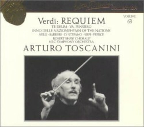 ARTURO TOSCANINI – Verdi Requiem – RCA VICTOR 2 DISC OPERA SET VOL 63 CD NEW
