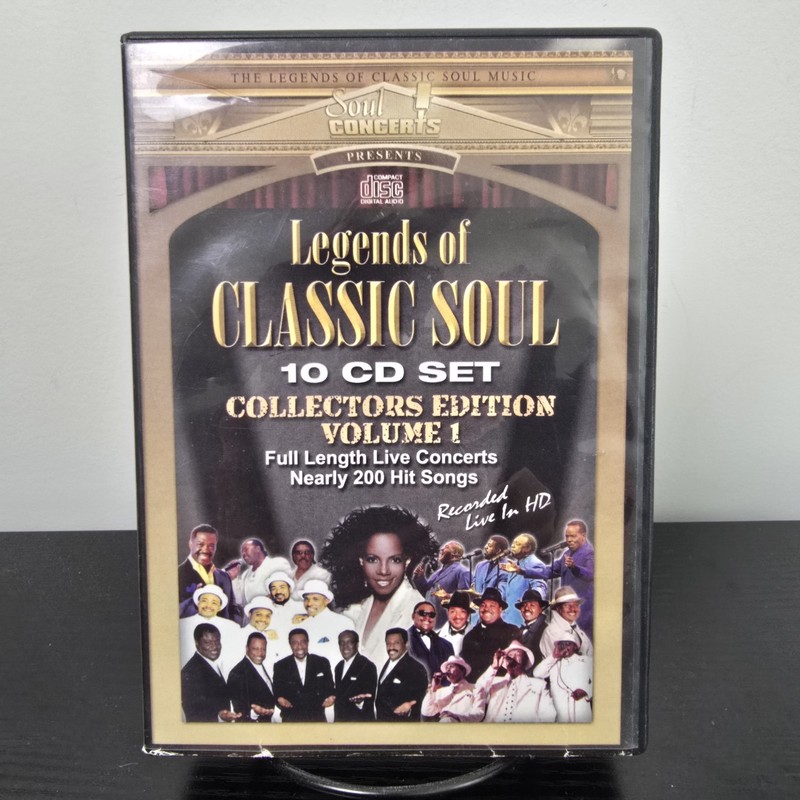 Legends of Classic Soul: 10 CD Set Collectors Edition Volume 1 Live Concerts