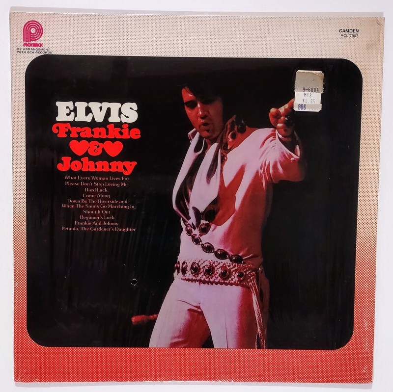 Elvis Presley – Frankie And Johnny – 12″ 33 RPM LP – 1976 Reissue – In Shrink