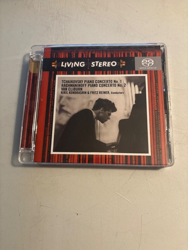 TCHAIKOVSKY RACHMANINOFF PIANO CONCERTOS 1 & 2 SADC HYBRID LIVING STEREO 2004 CD