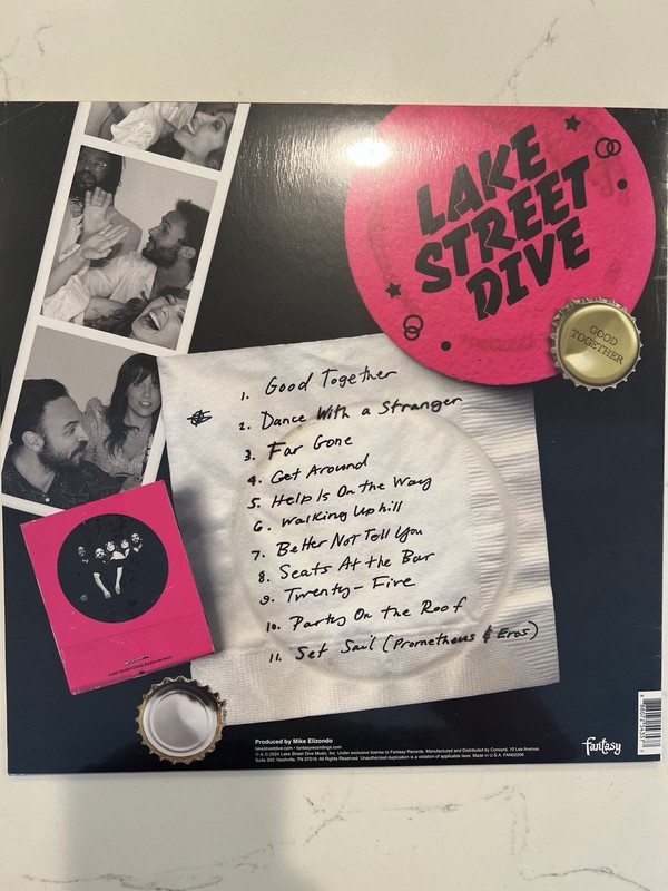 SIGNED LAKE STREET DIVE - Good Together Neon Yellow Vinyl LP AUTOGRAPHED #1 gallery
