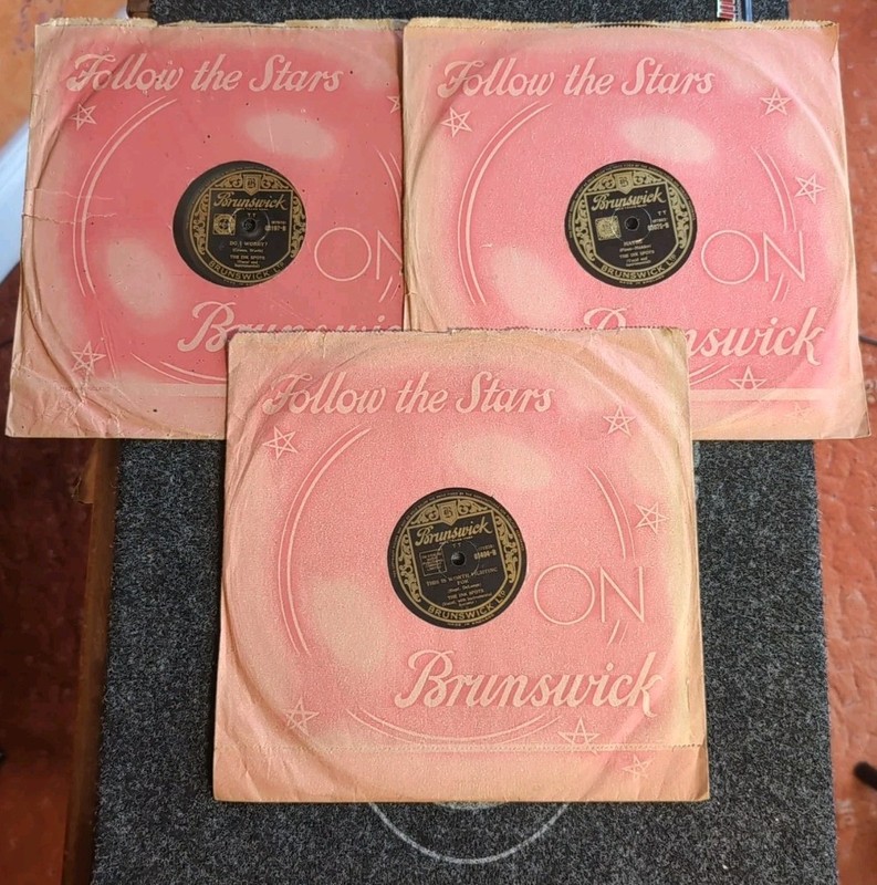 THE INK SPOTS Brunswick UK 78rpm 10” *3 Joblot Shellac Collection R817