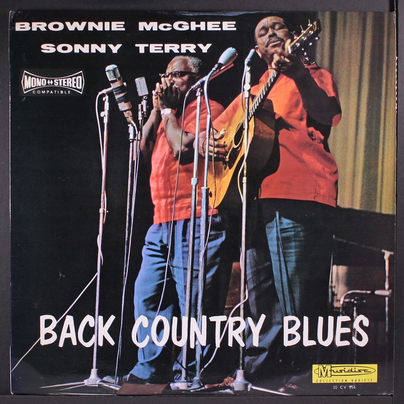 BROWNIE MCGHEE & SONNY TERRY: back country blues MUSIDISC 12″ LP 33 RPM France