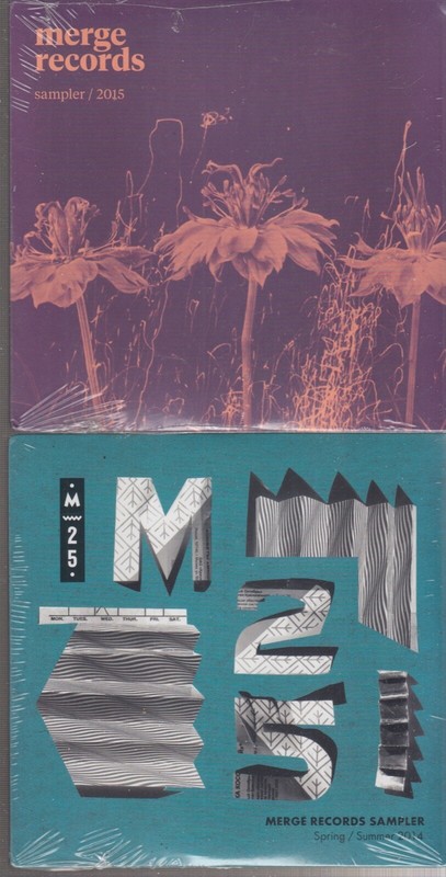 merge SAMPLER 2x cd 2014 & 2015 still sealed promo ex hex mountain goats wye oak