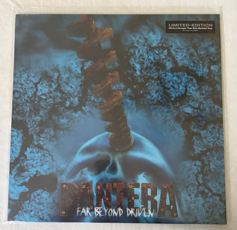 Pantera – Far Beyond Driven [New Vinyl LP] Blue & White Marble Colored Sealed
