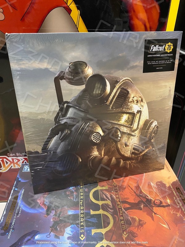 Fallout 76 Original Vinyl Record Soundtrack 2 LP Black Yellow VGM Inon Zur -DENT