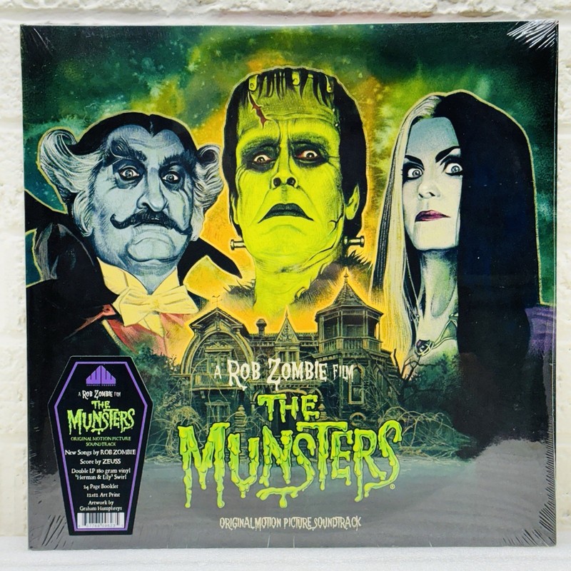 NEW & SEALED‼ The Munsters Movie Soundtrack Double LP 180g Herman/Lily Swirl