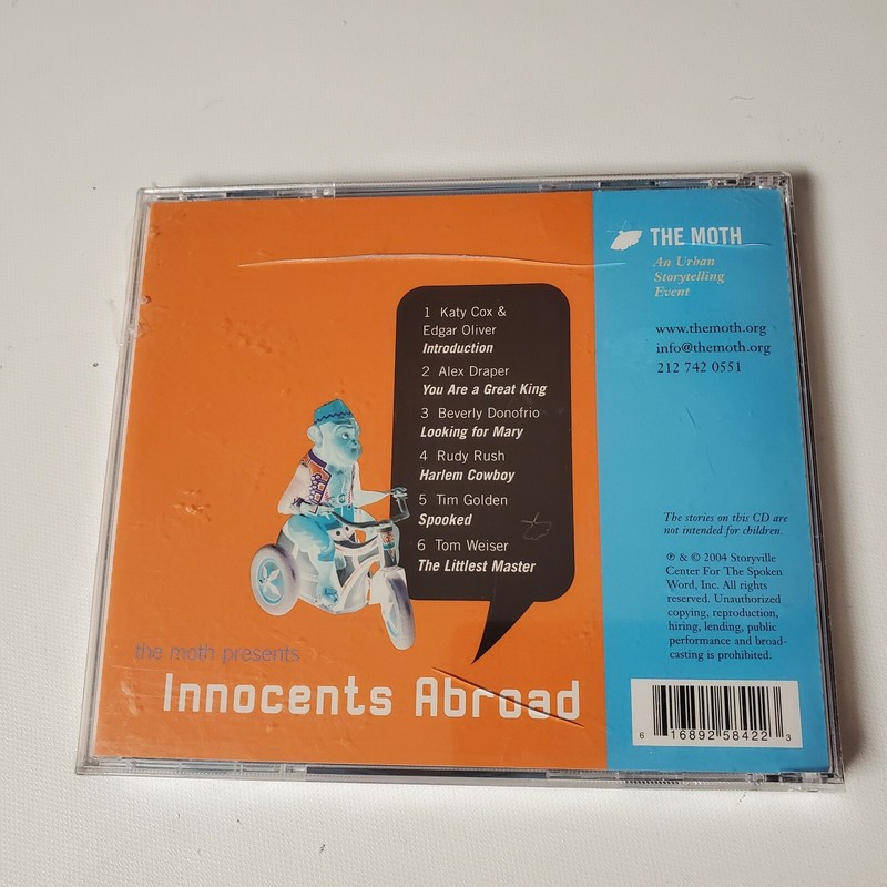 New The Moth Presents Innocents Abroad CD 2004 Storyville Spoken Word Urban rare gallery