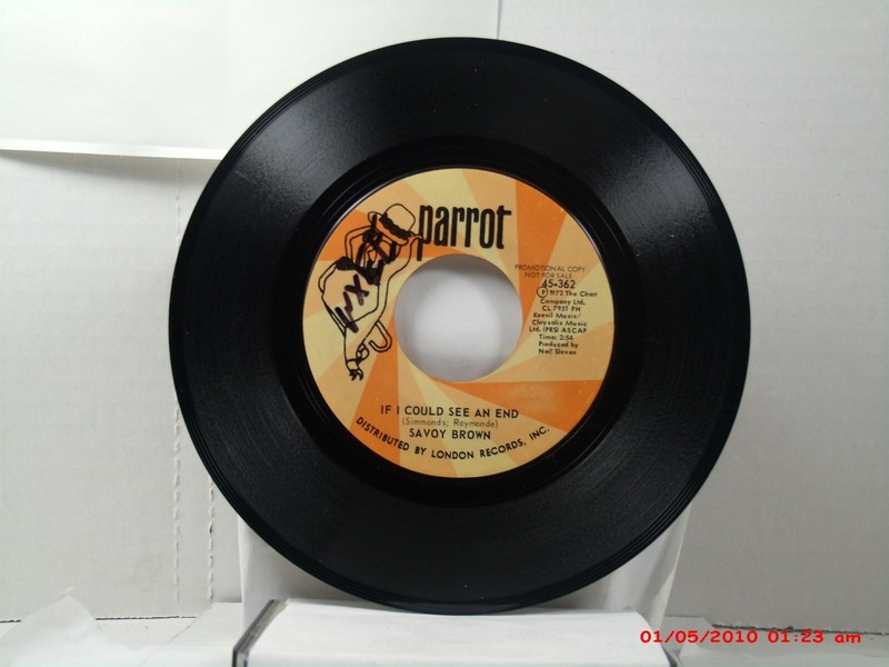SAVOY BROWN -(45)- PROMO – LOST AND LONELY CHILD / IF I COULD SEE AN END – 1972