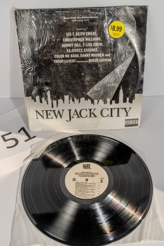 New Jack City Soundtrack 1991 Giant 1-24409 US Original Hip Hop Wally Mastered