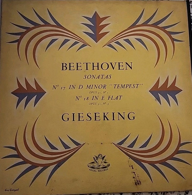 BEETHOVEN  – WALTER GIESEKING – SONATAS No. 17 In D Minor «Tempest» / No. 18