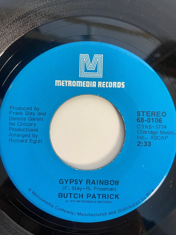 Butch Patrick - Eddie Munster Gypsy Rainbow 45 Metromedia Record 1972 NM Vinyl gallery