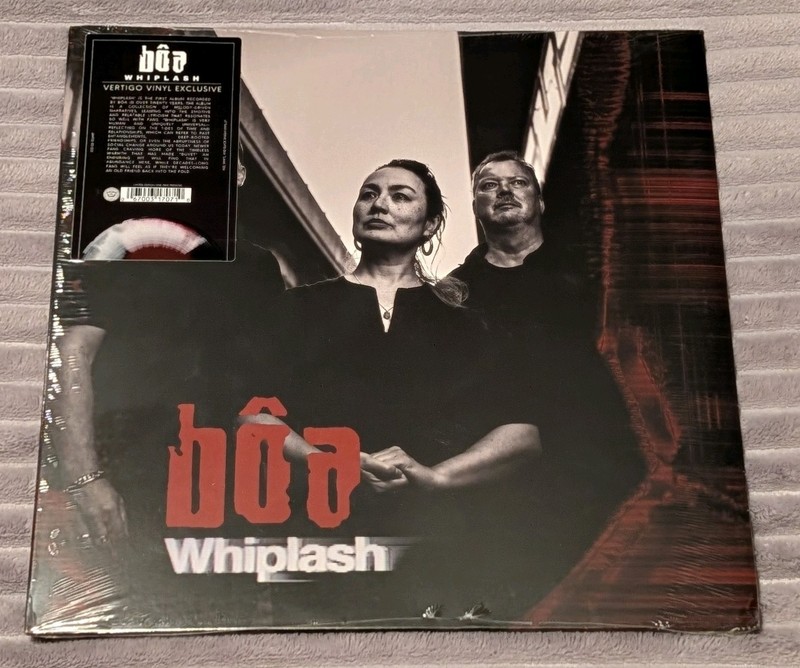 SEALED Boa – Whiplash LIMITED 500 VV Exclusive Red White and Black Smash Vinyl