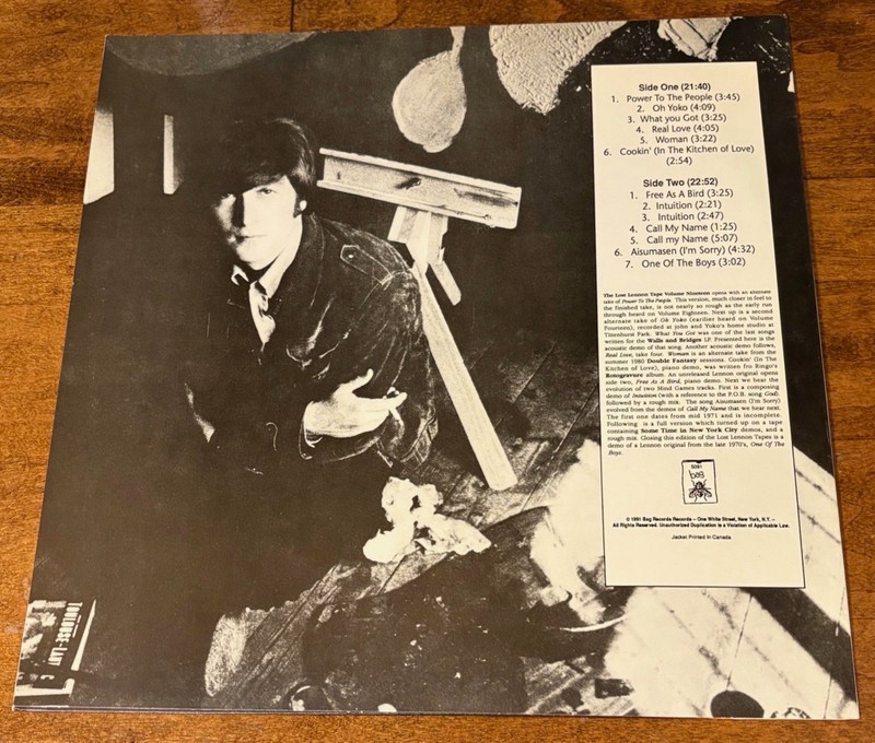 JOHN LENNON The Lost Lennon Tapes volume 19 nineteen rare vinyl LP gallery