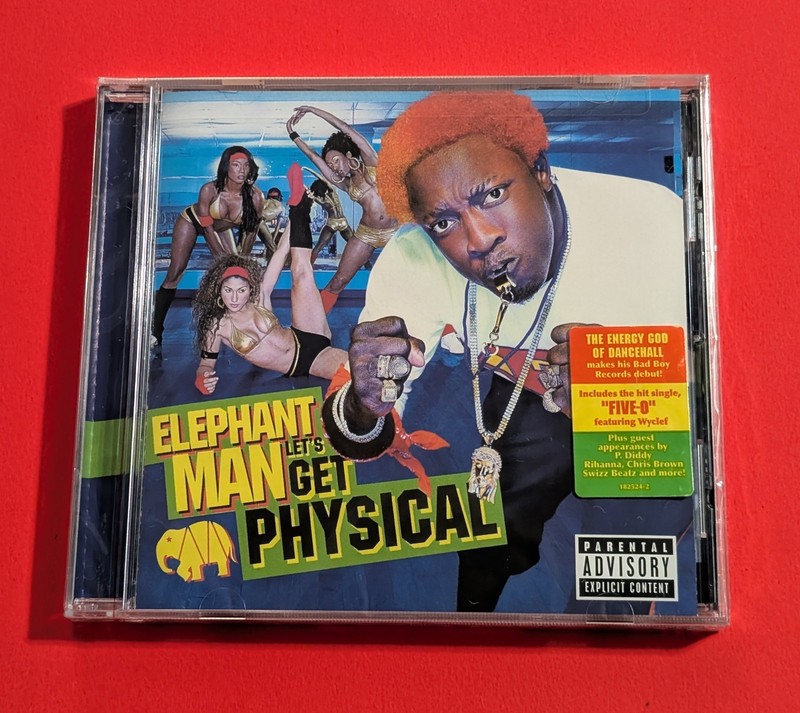 Elephant Man – Let’s Get Physical (2008 CD) Dancehall Reggae Ragga – Sealed