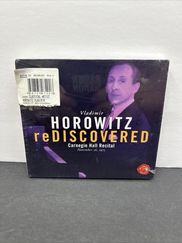 VLADIMIR HOROWITZ REDISCOVERED - CARNEGIE HALL RECITAL 2003 NEW SEALED RCA 2XCD